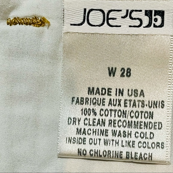 JOE'S JEANS Bleach Out' Denim CUTTOFF JEAN Shorts - Picture 6 of 6